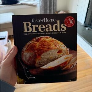 Taste of Home Breads Cookbook — Dark Brown & Cream Cover